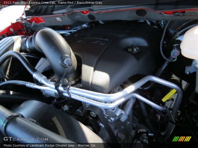 Flame Red / Black/Diesel Gray 2013 Ram 1500 Express Crew Cab