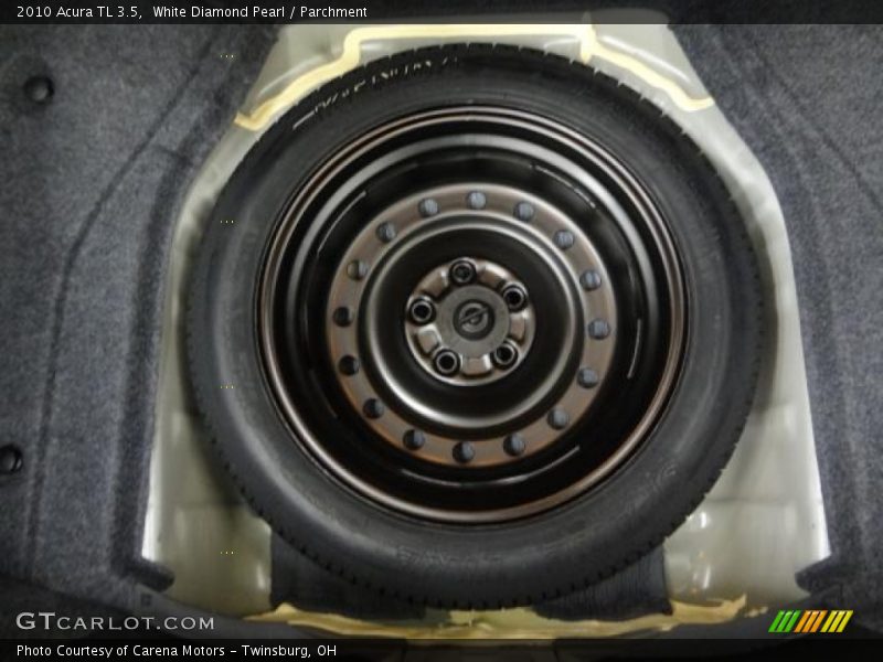 White Diamond Pearl / Parchment 2010 Acura TL 3.5