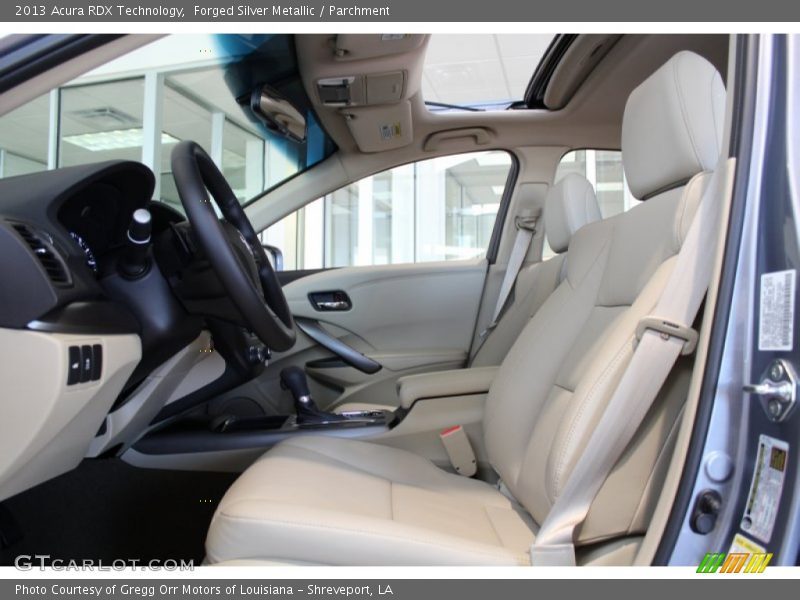 Front Seat of 2013 RDX Technology