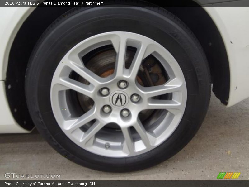 White Diamond Pearl / Parchment 2010 Acura TL 3.5