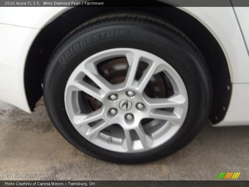 White Diamond Pearl / Parchment 2010 Acura TL 3.5