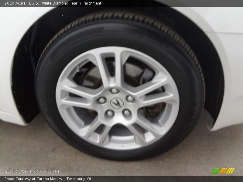 White Diamond Pearl / Parchment 2010 Acura TL 3.5