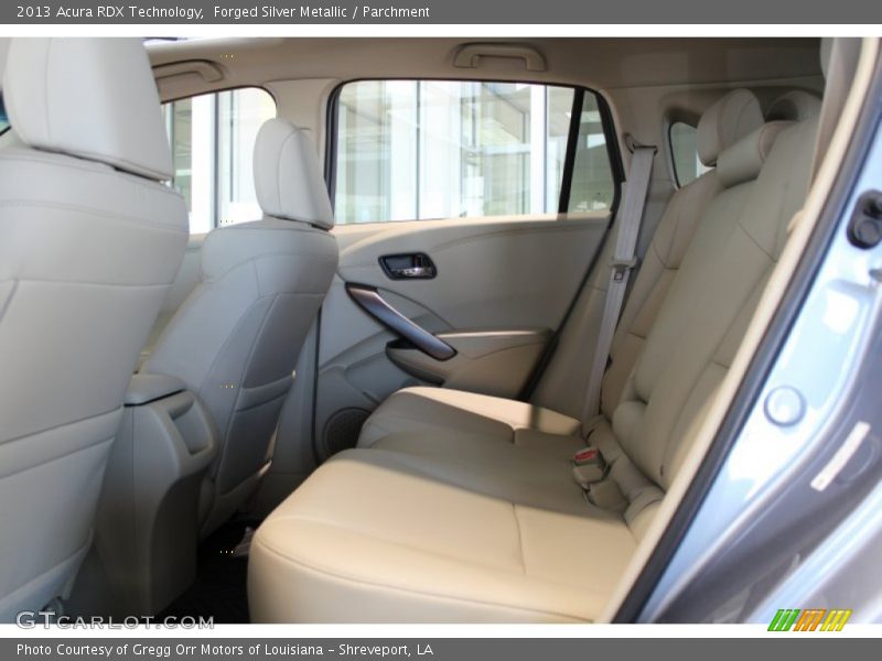 Rear Seat of 2013 RDX Technology