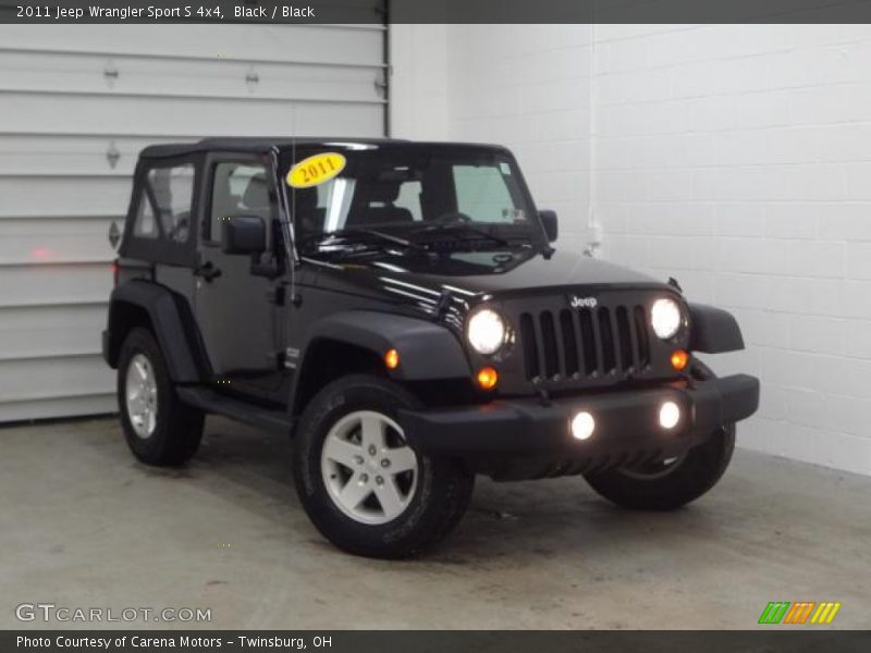 Black / Black 2011 Jeep Wrangler Sport S 4x4