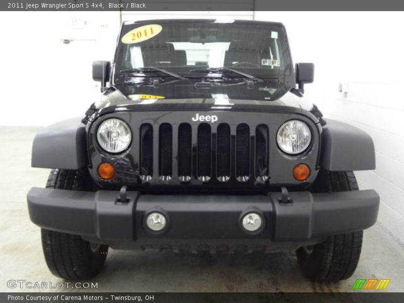 Black / Black 2011 Jeep Wrangler Sport S 4x4