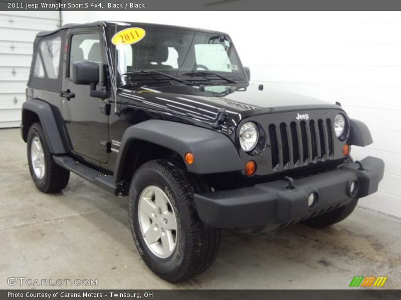 Black / Black 2011 Jeep Wrangler Sport S 4x4