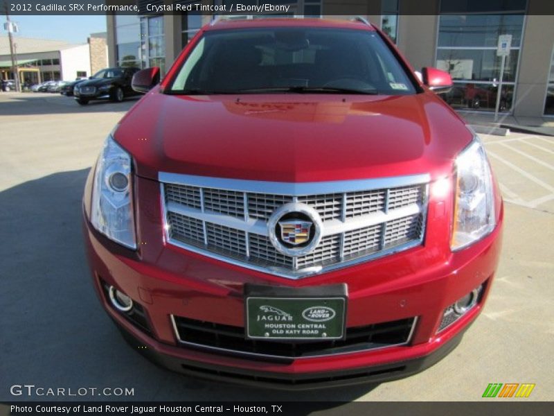 Crystal Red Tintcoat / Ebony/Ebony 2012 Cadillac SRX Performance
