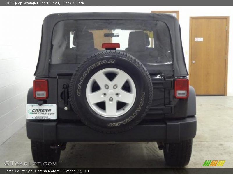 Black / Black 2011 Jeep Wrangler Sport S 4x4