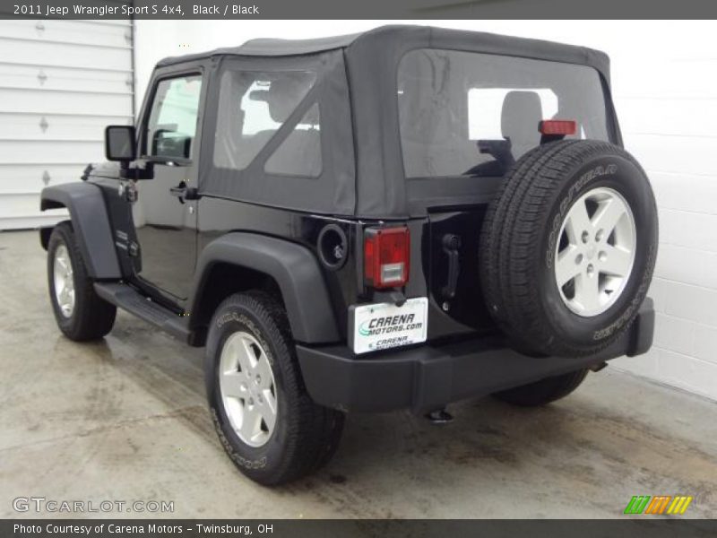 Black / Black 2011 Jeep Wrangler Sport S 4x4