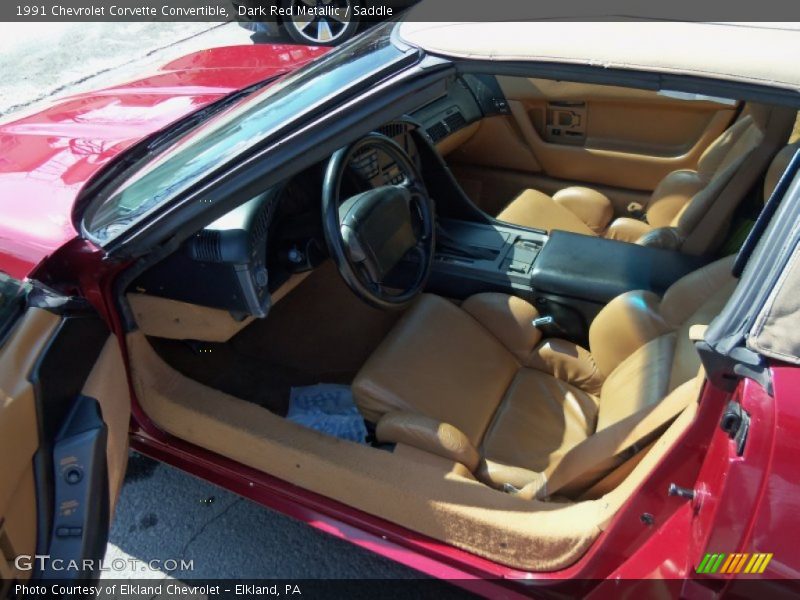  1991 Corvette Convertible Saddle Interior