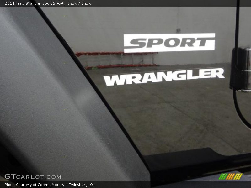 Black / Black 2011 Jeep Wrangler Sport S 4x4