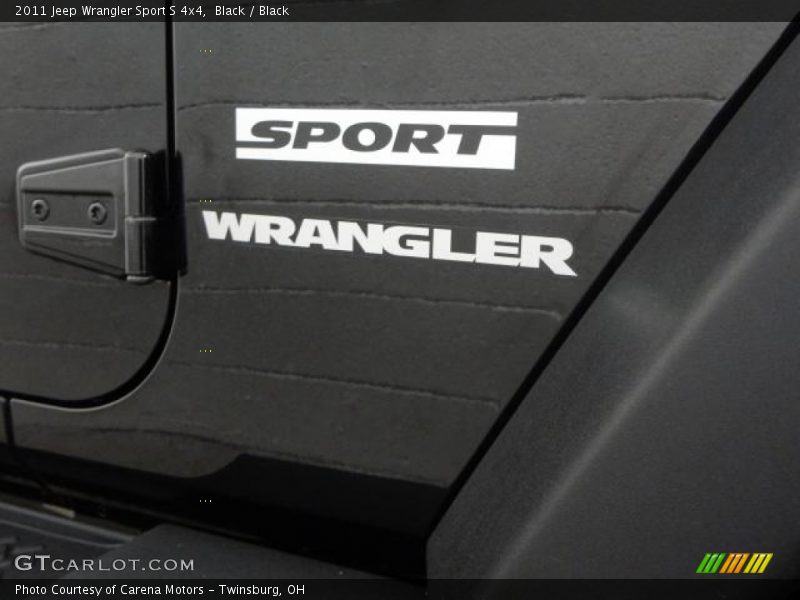 Black / Black 2011 Jeep Wrangler Sport S 4x4