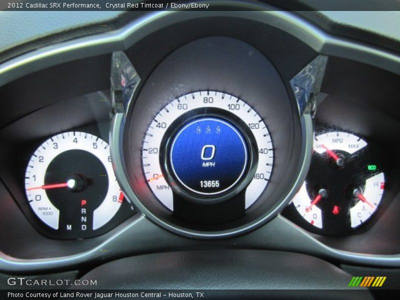 Crystal Red Tintcoat / Ebony/Ebony 2012 Cadillac SRX Performance