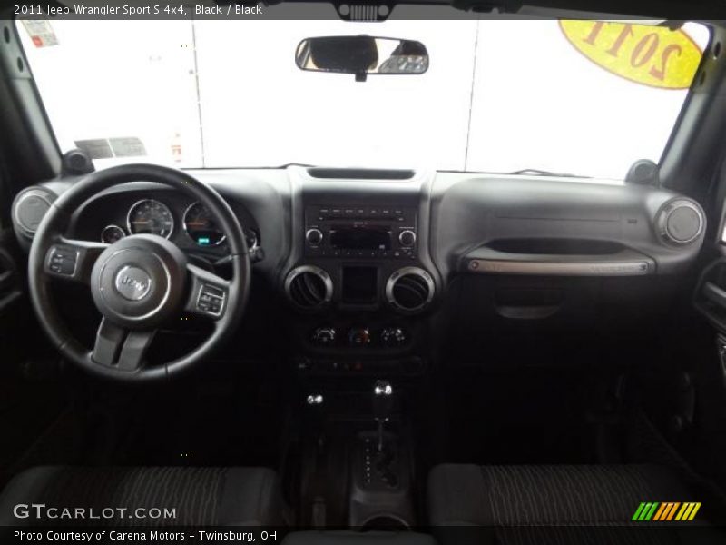 Black / Black 2011 Jeep Wrangler Sport S 4x4