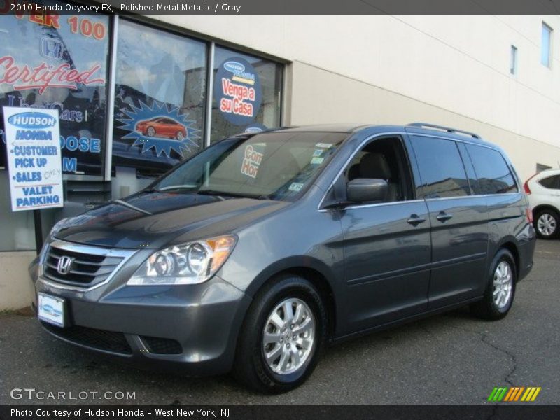 Polished Metal Metallic / Gray 2010 Honda Odyssey EX