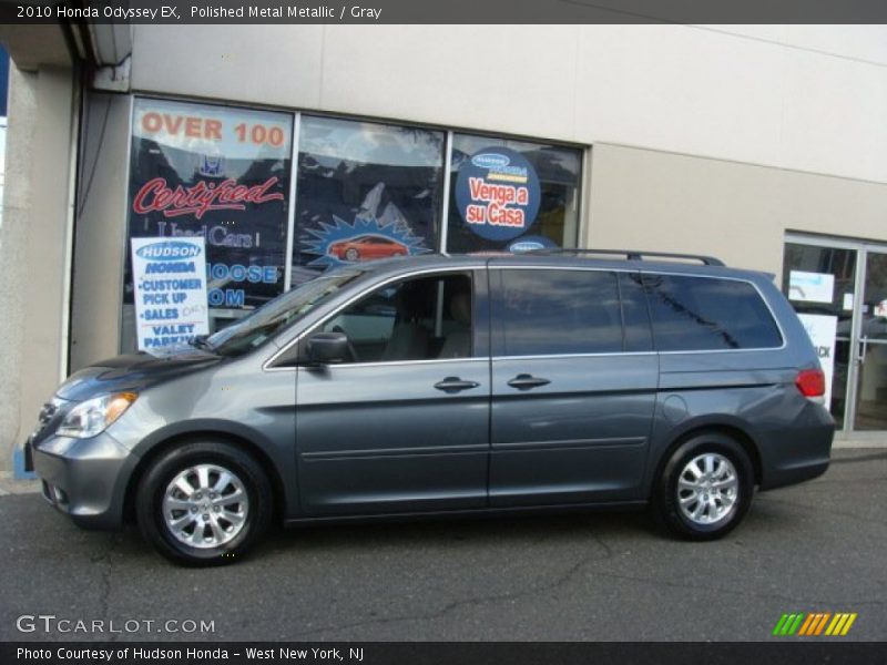 Polished Metal Metallic / Gray 2010 Honda Odyssey EX