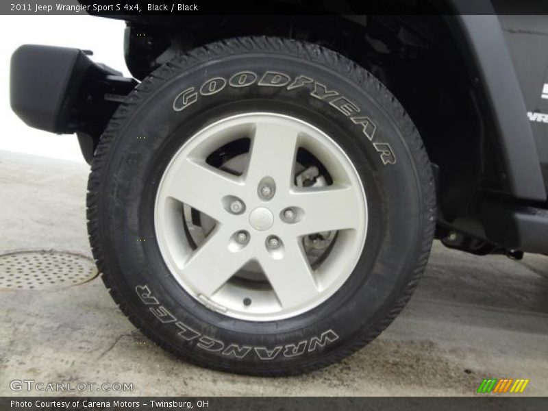 Black / Black 2011 Jeep Wrangler Sport S 4x4