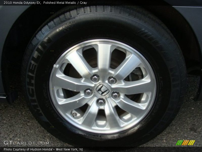Polished Metal Metallic / Gray 2010 Honda Odyssey EX