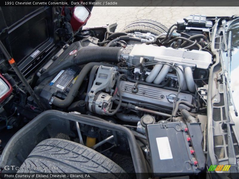  1991 Corvette Convertible Engine - 5.7 Liter TPI OHV 16-Valve L98 V8
