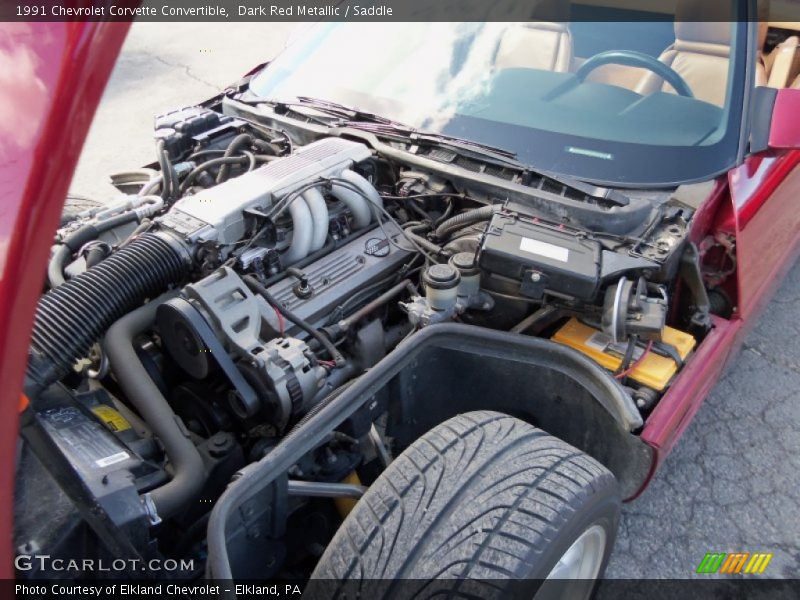  1991 Corvette Convertible Engine - 5.7 Liter TPI OHV 16-Valve L98 V8