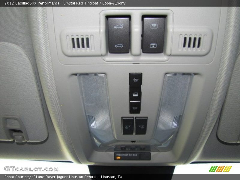 Crystal Red Tintcoat / Ebony/Ebony 2012 Cadillac SRX Performance
