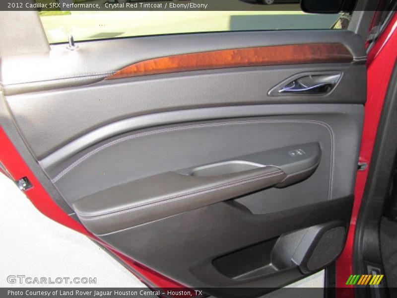 Crystal Red Tintcoat / Ebony/Ebony 2012 Cadillac SRX Performance