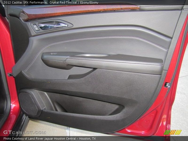 Crystal Red Tintcoat / Ebony/Ebony 2012 Cadillac SRX Performance