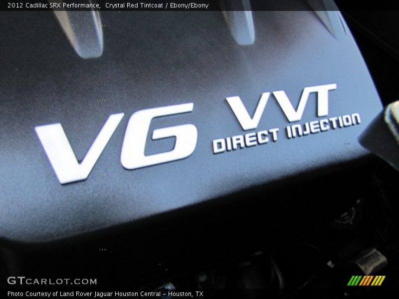 Crystal Red Tintcoat / Ebony/Ebony 2012 Cadillac SRX Performance
