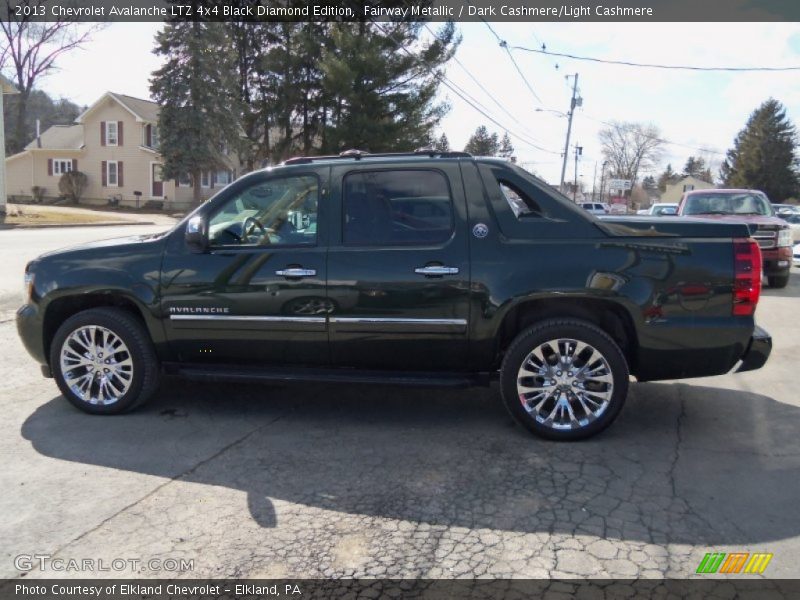 Fairway Metallic / Dark Cashmere/Light Cashmere 2013 Chevrolet Avalanche LTZ 4x4 Black Diamond Edition