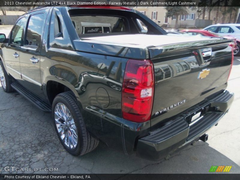 Fairway Metallic / Dark Cashmere/Light Cashmere 2013 Chevrolet Avalanche LTZ 4x4 Black Diamond Edition