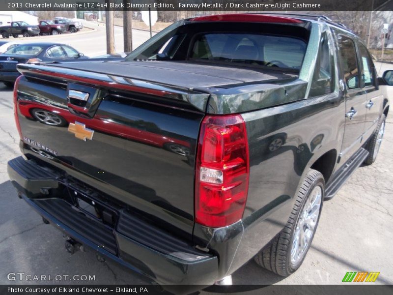 Fairway Metallic / Dark Cashmere/Light Cashmere 2013 Chevrolet Avalanche LTZ 4x4 Black Diamond Edition