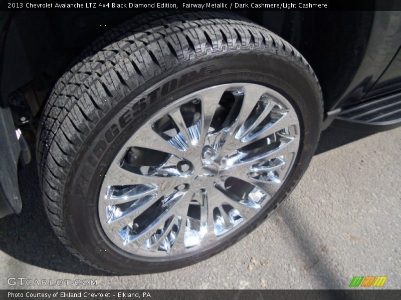 Fairway Metallic / Dark Cashmere/Light Cashmere 2013 Chevrolet Avalanche LTZ 4x4 Black Diamond Edition