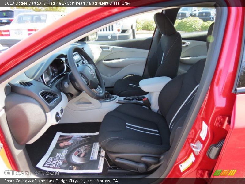 Redline 2-Coat Pearl / Black/Light Diesel Gray 2013 Dodge Dart SXT