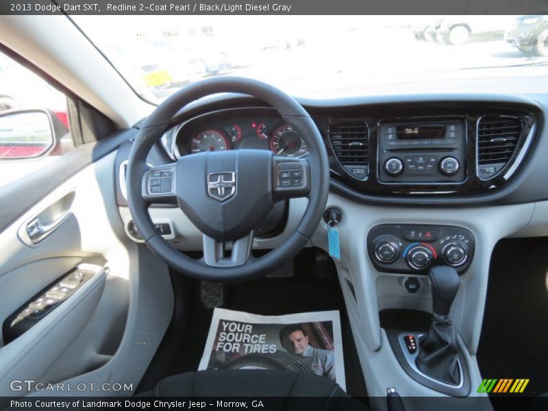 Redline 2-Coat Pearl / Black/Light Diesel Gray 2013 Dodge Dart SXT