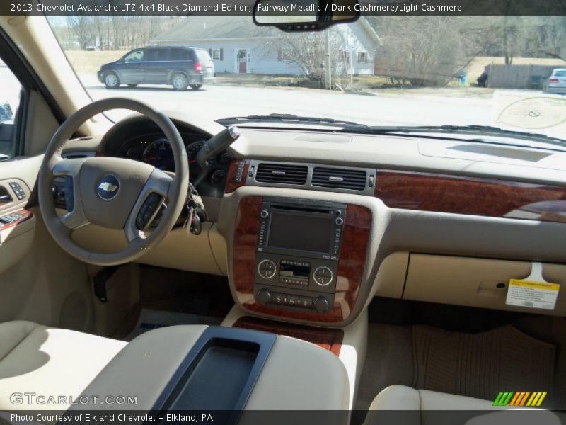 Fairway Metallic / Dark Cashmere/Light Cashmere 2013 Chevrolet Avalanche LTZ 4x4 Black Diamond Edition