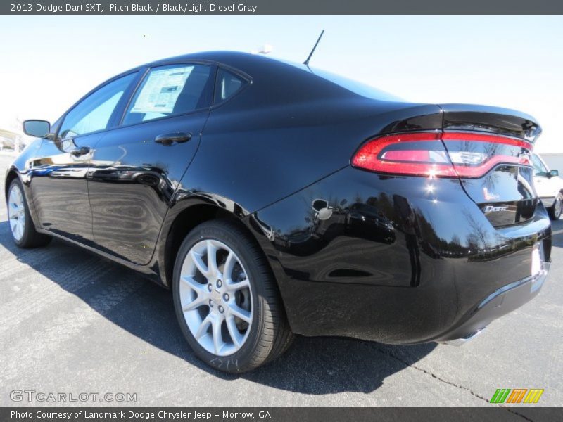 Pitch Black / Black/Light Diesel Gray 2013 Dodge Dart SXT