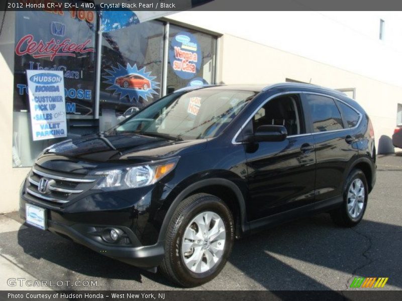 Crystal Black Pearl / Black 2012 Honda CR-V EX-L 4WD