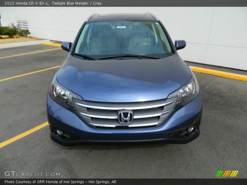 Twilight Blue Metallic / Gray 2013 Honda CR-V EX-L