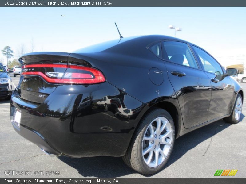 Pitch Black / Black/Light Diesel Gray 2013 Dodge Dart SXT