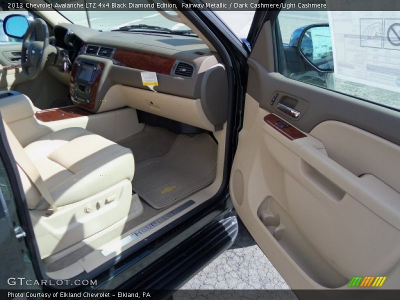 Fairway Metallic / Dark Cashmere/Light Cashmere 2013 Chevrolet Avalanche LTZ 4x4 Black Diamond Edition
