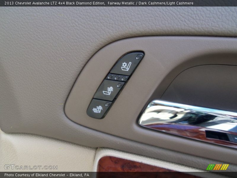 Fairway Metallic / Dark Cashmere/Light Cashmere 2013 Chevrolet Avalanche LTZ 4x4 Black Diamond Edition