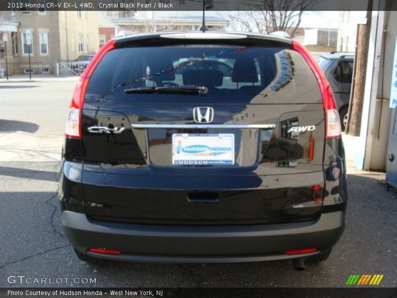 Crystal Black Pearl / Black 2012 Honda CR-V EX-L 4WD