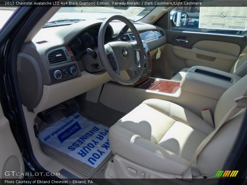 Fairway Metallic / Dark Cashmere/Light Cashmere 2013 Chevrolet Avalanche LTZ 4x4 Black Diamond Edition