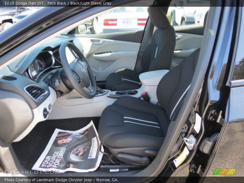 Pitch Black / Black/Light Diesel Gray 2013 Dodge Dart SXT