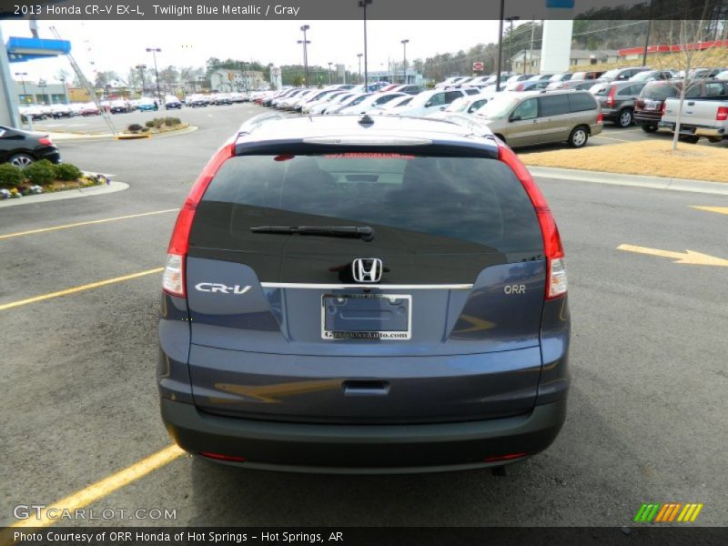 Twilight Blue Metallic / Gray 2013 Honda CR-V EX-L