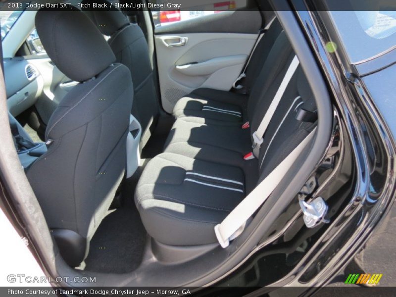Pitch Black / Black/Light Diesel Gray 2013 Dodge Dart SXT