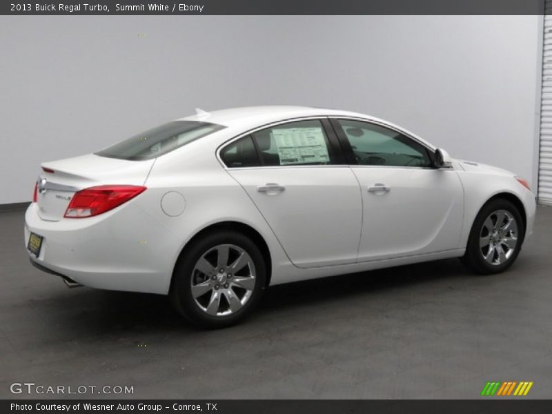 Summit White / Ebony 2013 Buick Regal Turbo