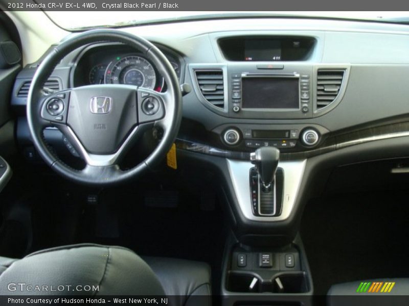 Crystal Black Pearl / Black 2012 Honda CR-V EX-L 4WD