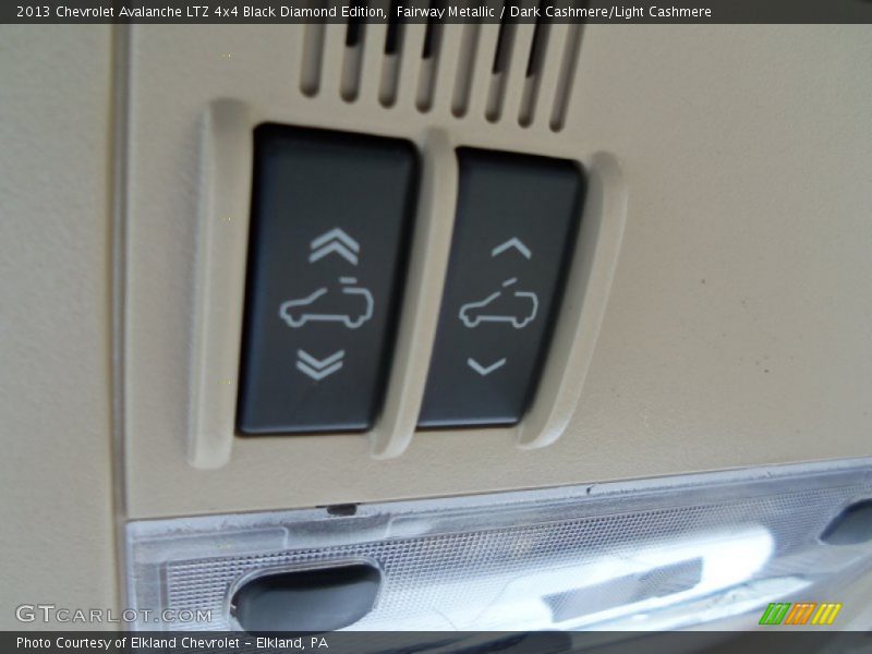 Fairway Metallic / Dark Cashmere/Light Cashmere 2013 Chevrolet Avalanche LTZ 4x4 Black Diamond Edition