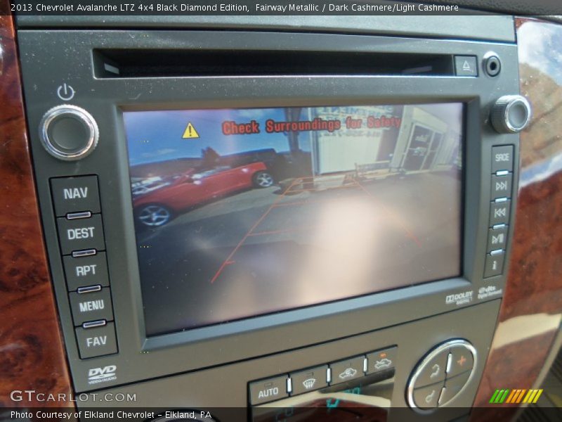 Fairway Metallic / Dark Cashmere/Light Cashmere 2013 Chevrolet Avalanche LTZ 4x4 Black Diamond Edition